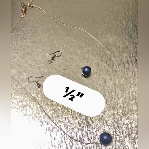 🖤TAHITAN PEARLS, Gold chain and earrings🖤 - Picture 9 of 13